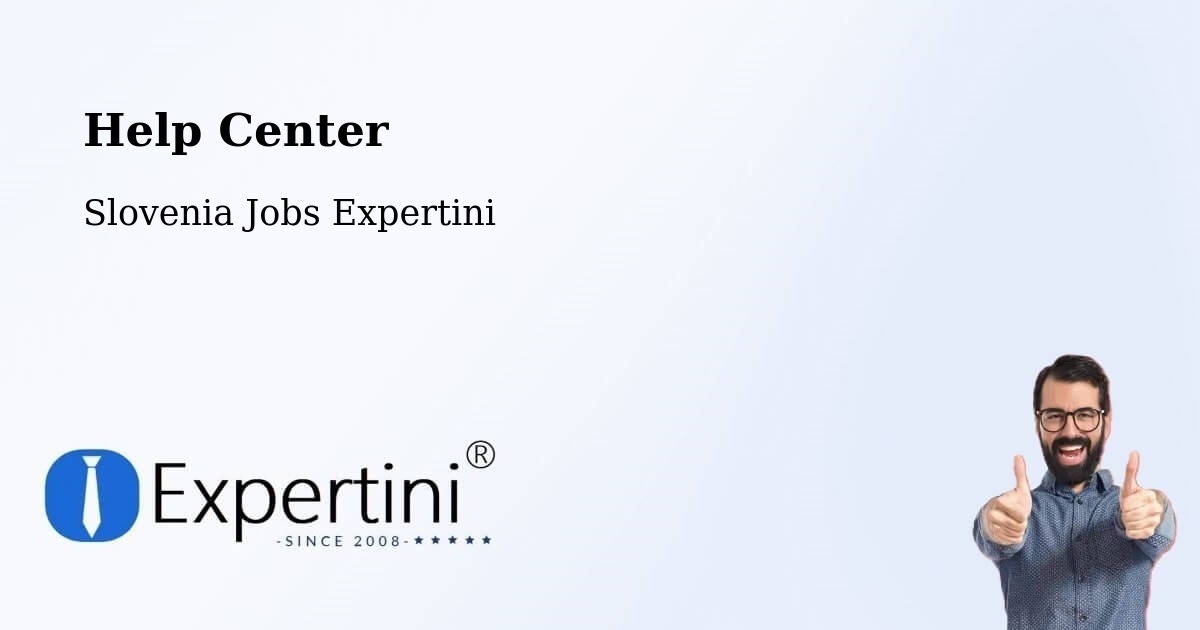 Help Center – Solčava - Slovenia Jobs Expertini