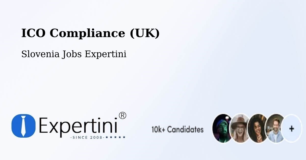 UK Data Protection & ICO Compliance – Solčava - Slovenia Jobs Expertini